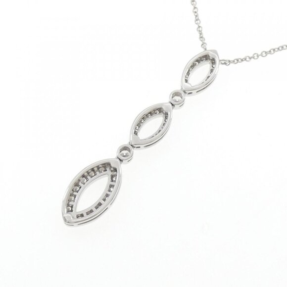Tiffany and Co. .99 Carat Diamond Platinum Swing Drop  Tiffany Swing Size 41 Necklace